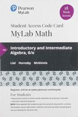 MyLab Math with Pearson EText -- 18 Week Standalone Access Card -- for Introductory and Intermediate Algebra