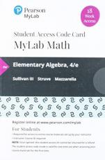 MyLab Math with Pearson EText -- 18 Week Standalone Access Card -- for Elementary Algebra
