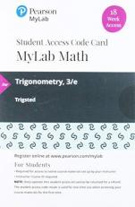 MyLab Math with Pearson EText -- 18 Week Standalone Access Card -- for Trigonometry