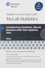 MyLab Statistics with Pearson EText -- 18 Week Standalone Access Card -- for Introductory Statistics Mylab Revision