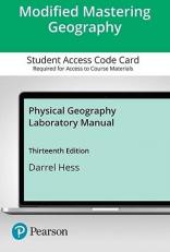 Modified MasteringGeography with Pearson EText -- Standalone Access Card -- for Physical Geography Laboratory Manual 13th