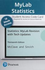 Mylab Statistics with Pearson Etext -- Access Card -- for Statistics, Updated Edition (18-Weeks)