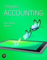 Horngren's Accounting (subscription) 13th