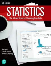 Statistics: The Art and Science of Learning from Data 5th