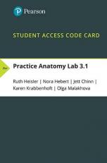 Website Access Code Card for Practice Anatomy Lab 3. 1 Lab Guide