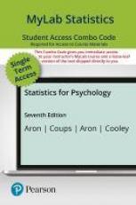 MyLab Statistics with Pearson EText for Statistics for Psychology -- Combo Access Card 7th