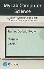 Mylab Programming with Pearson Etext -- Access Card -- for Starting Out with Python 5th