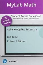 MyLab Math with Pearson EText for College Algebra Essentials -- Access Card (18-Weeks)