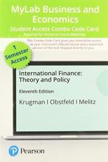 Mylab Economics with Pearson Etext -- Combo Access Card -- for International Finance : Theory and Policy 11th