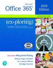 Exploring Microsoft Office 2019 Introductory 1st