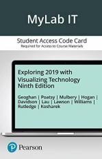 MyLab IT with Pearson EText for Exploring 2019 with Visualizing Technology 9e -- Access Card