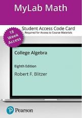MyLab Math with Pearson EText Access Code for College Algebra 8th