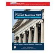 Pearson's Federal Taxation 2022 Individuals [RENTAL EDITION] 
