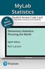 Elementary Statistics - MyStatLab Access with Pearson eText 8th
