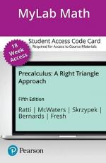 MyLab Math with Pearson EText -- 18-Week Access Card -- for Precalculus : A Right Triangle Approach