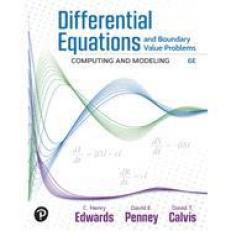 Differential Equations and Boundary Value Problems : Computing and Modeling 