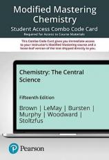 Modified Mastering Chemistry with Pearson EText -- Combo Access Card -- for Chemistry : The Central Science, 15e