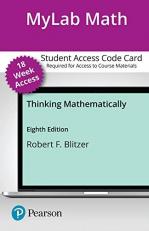 MyLab Math with Pearson EText -- 18-Week Access Card -- for Thinking Mathematically