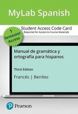 MLM Mylab Spanish with Pearson EText -- Access Card -- for Manual de Gramática y Ortografía para Hispanos (One Semester)