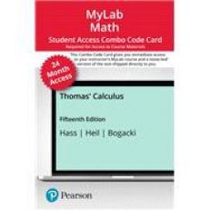 MyLab Math with Pearson EText -- 24-Month Combo Access Card -- for Thomas' Calculus