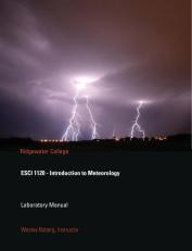 Pearson Collections ESCI 1120 Introduction to Meteorology Boberg Ridgewater College 