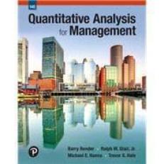 Quantitative Analysis for Management 
