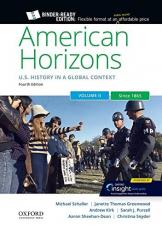 American Horizons : US History in a Global Context, Volume Two: Since 1865