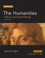 The Humanities Vol. 1 : Culture, Continuity and Change Volume 1