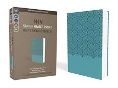 NIV Reference Bible Red Letter Edition [Super Giant Print, Blue] 