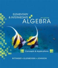 Elementary and Intermediate Algebra : Concepts and Applications With 3 CDs