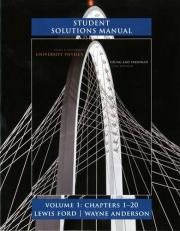 Student Solutions Manual for University Physics Volume 1 (Chs. 1-20)