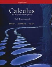 Calculus for Scientists and Engineers : Early Transcendentals, Single Variable 
