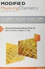 Mastering Chemistry with Pearson EText Access Code (24 Months) for General Chemistry : Atoms First