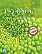 Precalculus : A Right Triangle Approach 5th