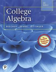 College Algebra 5th
