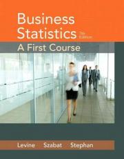 Business Statistics : A First Course