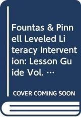Fountas and Pinnell Leveled Literacy Intervention : Lesson Guide, Volume 1 Orange System: Lessons 1-30