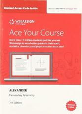 WebAssign for Alexander/Koeberlein's Elementary Geometry for College Students, Printed Access Card, Single-Term 7th