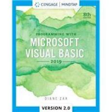 Prog. With MS Visual BASIC 2019 - Access 8th