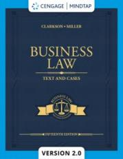 MindTapV2.0 for Clarkson/Miller's Business Law: Text & Cases,  [Instant Access], 1 term