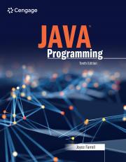 Java Programming 10th