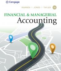 Financial And Managerial Accounting 16th