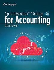 Using QuickBooks Online for Accounting 2024 7th
