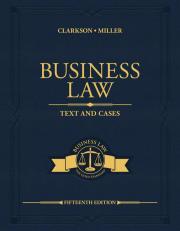 Business Law: Text and Cases 15th