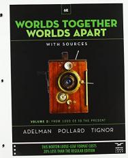 Worlds Together, Worlds Apart : A History of the World from the Beginnings of Humankind to the Present 6th