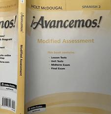 AVANCEMOS SPANISH 2 MODIFIED ASSESSMENT BOOK Level 2
