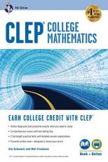 CLEP® College Mathematics, 4th Ed. , Book + Online