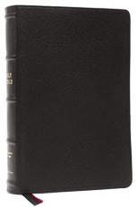 KJV Holy Bible: Large Print Verse-by-Verse with Cross References, Black Premium Goatskin Leather, Comfort Print : King James Version (Maclaren Series) 