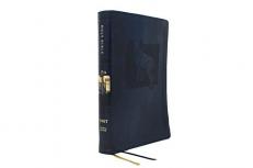 Net Bible, Thinline Art Edition, Large Print, Comfort Print : Holy Bible [Blue] 
