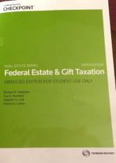 Federal Estate and Gift Taxation 9th